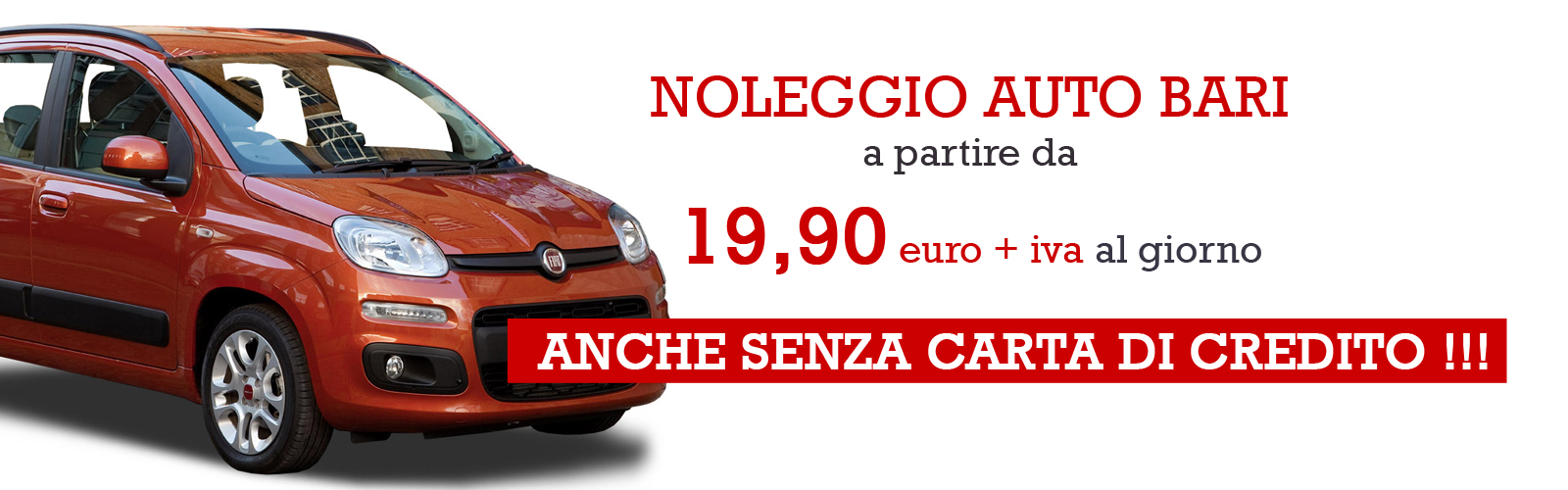 Auto e Nolo Bari - Noleggio auto Bari senza carta di credito a partire da 21 euro al giorno